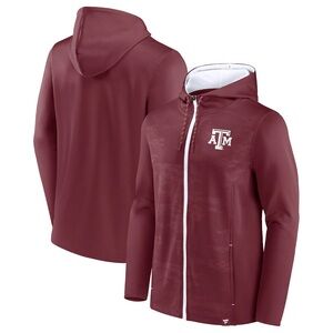Fanatics Texas A&M Aggies Ball Carrier Full Zip Hoodie like new